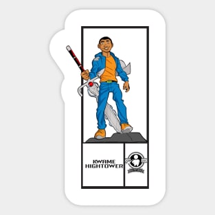 Kwame Standing Tall Corner Box Sticker